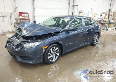 2018 Honda Civic Ex из США, поврежденный, VIN 2HGFC2F77JH531096